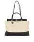 Chanel Coco Shopping Tote, &pound;2,200, Handbags, Black/White, Leather, Front view